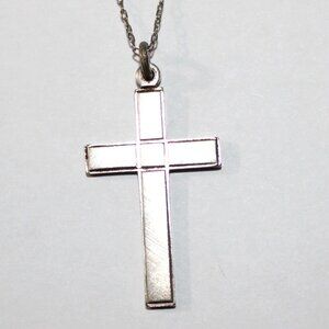 Sterling Silver Cross Necklace